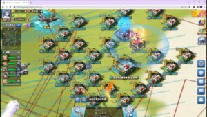 ビビッドアーミー　悠久の地　【辺境】　591vs835 開戦