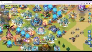 ビビッドアーミー Top war　攻城戦　ultimate dominators round 5 K591 vs K770 消耗がやばい…